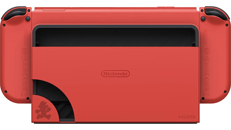 کنسول بازی Nintendo Switch مدل OLED - نسخه Mario Red