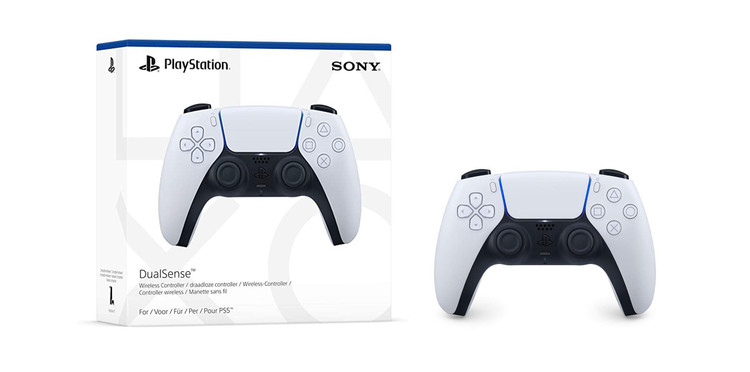 دسته PS5 دوال سنس سونی رنگ سفید