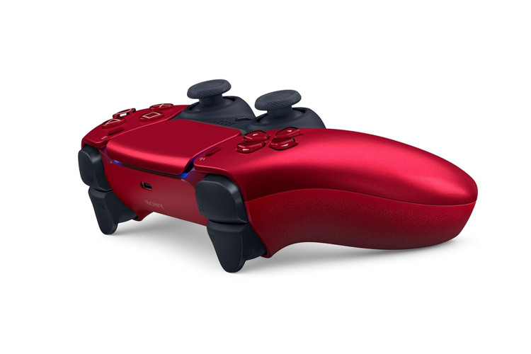 دسته PS5 دوال سنس سونی رنگ قرمز متالیک